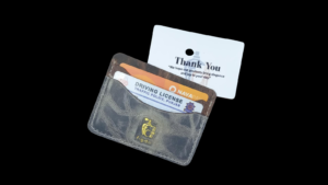 Original Leather Wallet in Pakistan – Storm Grey Cardholder