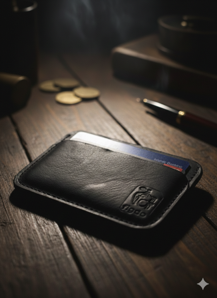 cardholder- pure leather
